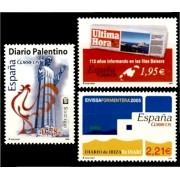 España Spain 4165/67 2005 Diarios centenarios MNH