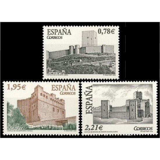 España Spain 4170/72 2005 Castillos MNH España Spain 4170/72 2005 Castillos MNH