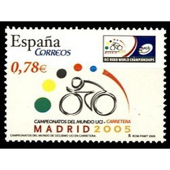 España Spain 4184 2005 Campeonatos del mundo de ciclismo en carretera MNH España Spain 4184 2005 Campeonatos del mundo de ciclismo en carretera MNH