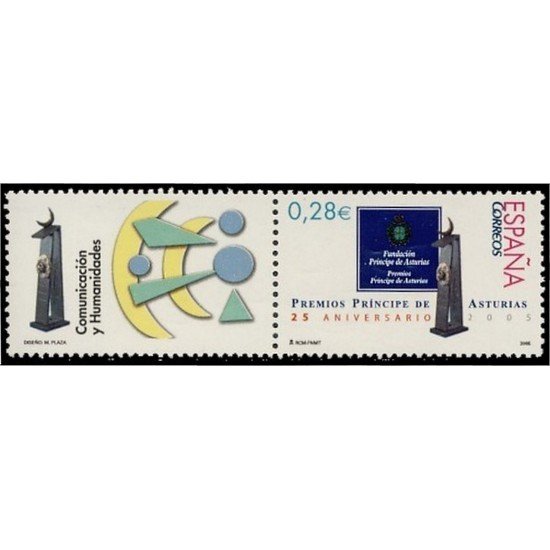 España Spain 4192 2005 XXV Aniversario de los premios Príncipe de Asturias MNH España Spain 4192 2005 XXV Aniversario de los premios Príncipe de Asturias MNH