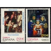 España Spain 4194/95 2005 Navidad MNH