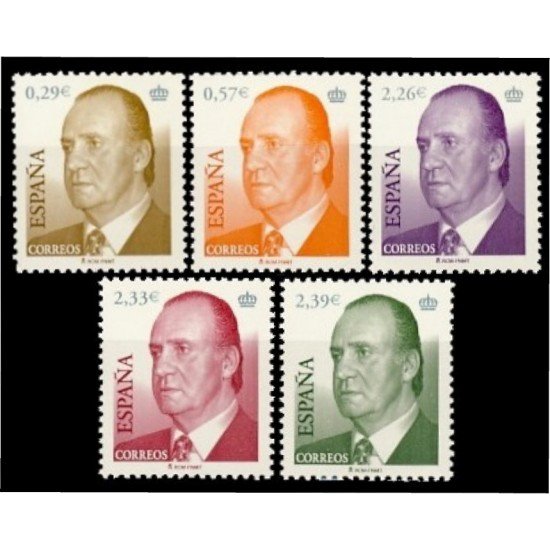 España Spain 4207/11 2006 Año SM Don Juan Carlos I MNH España Spain 4207/11 2006 Año SM Don Juan Carlos I MNH