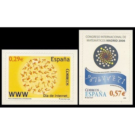 España Spain 4238/39 2006 Ciencia MNH España Spain 4238/39 2006 Ciencia MNH
