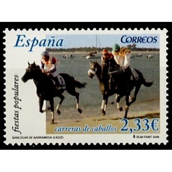 España Spain 4253 2006 Carreras Caballos de Sanlúcar de Barrameda MNH España Spain 4253 2006 Carreras Caballos de Sanlúcar de Barrameda MNH