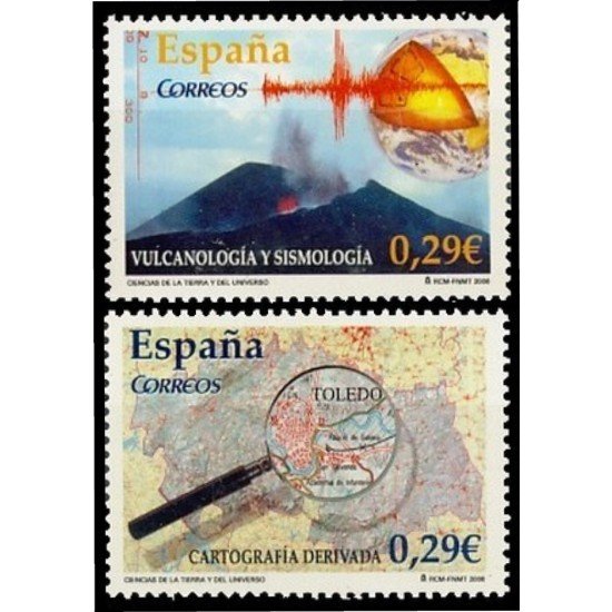 España Spain 4254/55 2006 Ciencias de la Tierra y del Universo MNH
