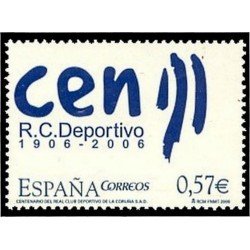 España Spain 4266 2006 Centenario del Real Club Deportivo de La Coruña MNH España Spain 4266 2006 Centenario del Real Club Deportivo de La Coruña MNH