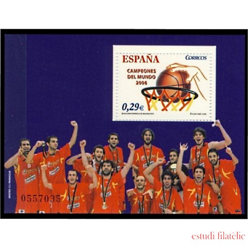 España Spain 4267 2006 España Campeones del Mundo Baloncesto MNH