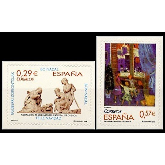 España Spain 4278/79 2006 Navidad MNH