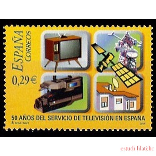 España Spain 4282 2006 L Aniversario del Servicio de TVE MNH
