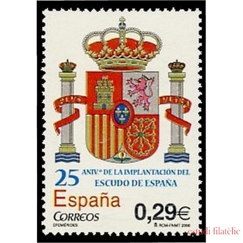 España Spain 4284 2006 XXV Aniversario Escudo de España MNH