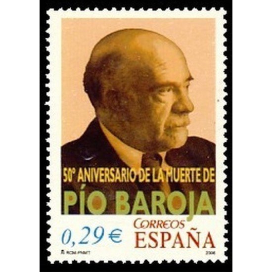 España Spain 4285 2006 L Aniversario de la muerte de Pío Baroja MNH España Spain 4285 2006 L Aniversario de la muerte de Pío Baroja MNH