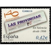 España Spain 4309 2007 Diarios Centenarios Las Provincias MNH