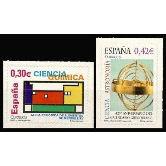España Spain 4310/11 2007 Ciencia MNH