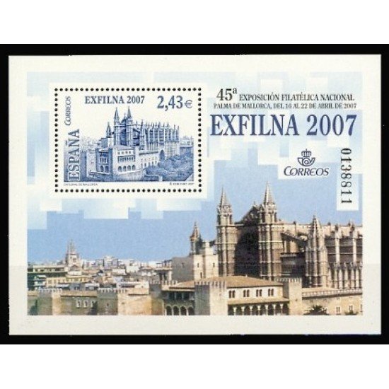 España Spain 4321 2007 Exposición Filatélica Nacional Exfilna 2007 MNH España Spain 4321 2007 Exposición Filatélica Nacional Exfilna 2007 MNH
