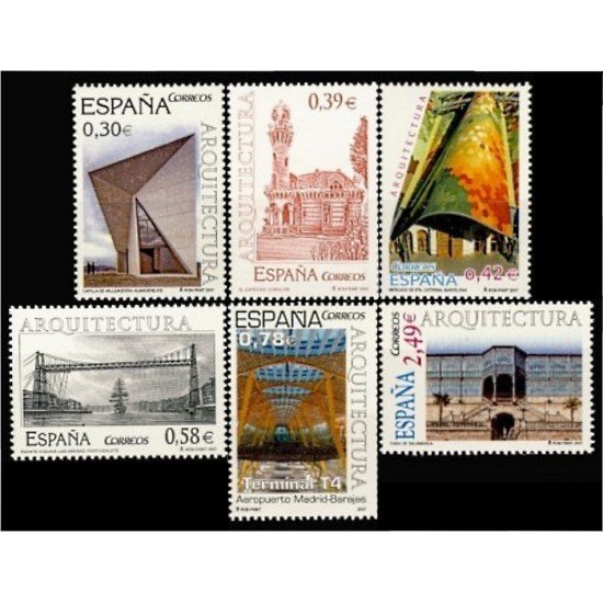 España Spain 4323/28 2007 Arquitectura MNH
