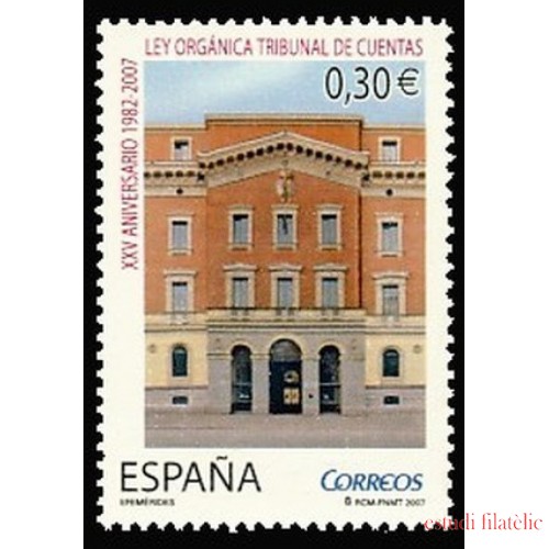 España Spain 4332 2007 XXV Aniversario de la promulgación de la Ley Orgánica del Tribunal de Cuenta MNH