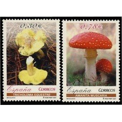 España Spain 4337/38 2007 Setas Micología MNH España Spain 4337/38 2007 Setas Micología MNH