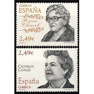 España Spain 4339/40 2007 Personajes MNH