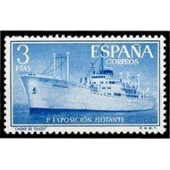 España Spain 1191 1956 Exposición flotante en el buque Ciudad de Toledo MNH