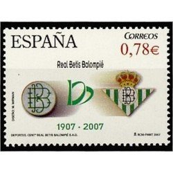 España Spain 4341 2007 Cent. Real Betis Balompié MNH España Spain 4341 2007 Cent. Real Betis Balompié MNH