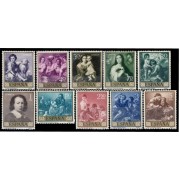 España Spain 1270/79 1960  Bartolomé Esteban Murillo  MNH