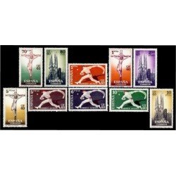 España Spain 1280/89 1960 1er Congreso internacional de filatelia MNH España Spain 1280/89 1960 1er Congreso internacional de filatelia MNH