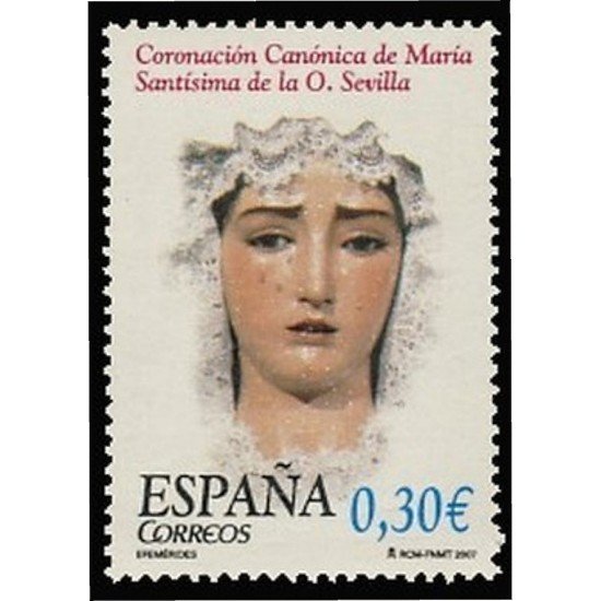 España Spain 4342 2007 Coronación Canónica de María Santísima de la O MNH España Spain 4342 2007 Coronación Canónica de María Santísima de la O MNH