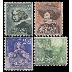 España Spain 1340/43 1961 III Aniversario de la muerte de Velázquez MNH