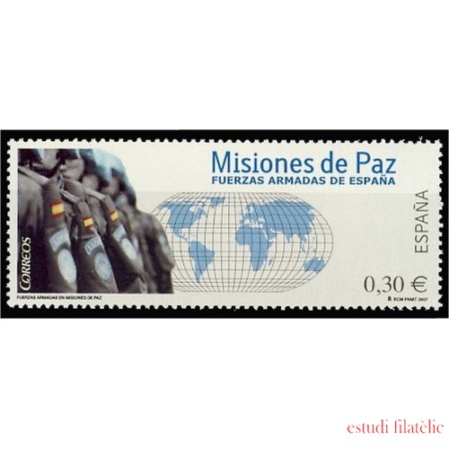 España Spain 4343 2007  Fuerzas Armadas en Misiones de Paz MNH