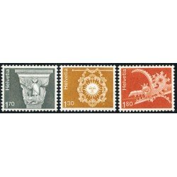 FAU/S Suiza Switzerland 918/20 1973 Serie Arquitectura y trabajo artesanal MNH FAU/S Suiza Switzerland 918/20 1973 Serie Arquitectura y trabajo artesanal MNH