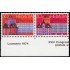 Suiza  Switzerland 957A 1974 17º Congreso del UPU Lausanne Pareja de 956+957 MNH