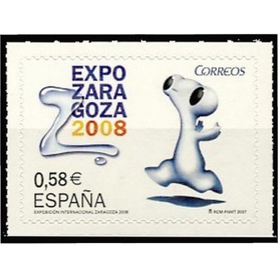 España Spain 4344 2007 Exposición Internacional Expo Zaragoza 2008 MNH España Spain 4344 2007 Exposición Internacional Expo Zaragoza 2008 MNH