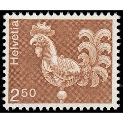 FAU1/S Suiza Switzerland 991 1975 Serie Gallo Veleta de la catedral de St. Ours Soleure MNH FAU1/S Suiza Switzerland 991 1975 Serie Gallo Veleta de la catedral de St. Ours Soleure MNH