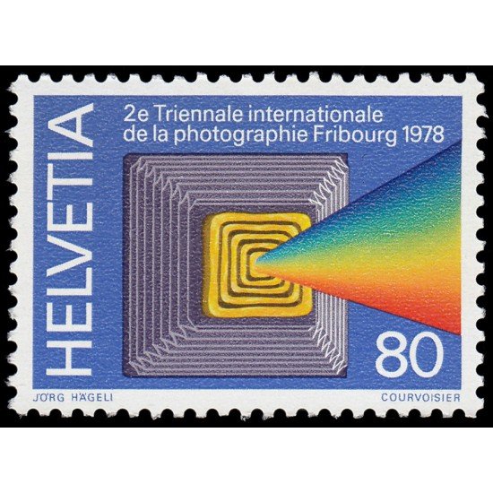 VAR2/S  Suiza Switzerland 1049 1978  2ª Trienal de fotografía Fribourgo MNH