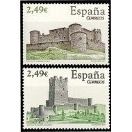 España Spain 4349/50 2007 Castillos MNH