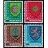Suiza Switzerland 1117/20 1980 Por la juventud Escudos comunales MNH