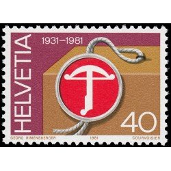 Suiza Switzerland 1136 1981 50 Años de la ballesta como marca de calidad Ballesta MNH Suiza Switzerland 1136 1981 50 Años de la ballesta como marca de calidad Ballesta MNH