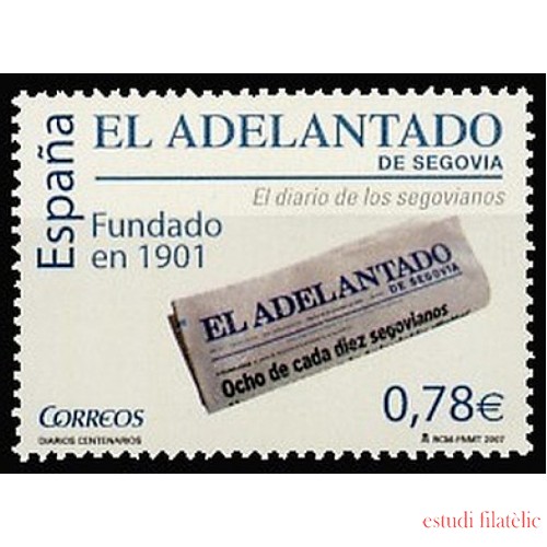 España Spain 4352 2007 Diarios Centenarios El Adelantado de Segovia MNH
