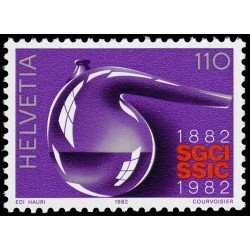 VAR1/S Suiza Switzerland 1147 1982 Cent. de la Sociedad suiza de Industria Químicas MNH VAR1/S Suiza Switzerland 1147 1982 Cent. de la Sociedad suiza de Industria Químicas MNH