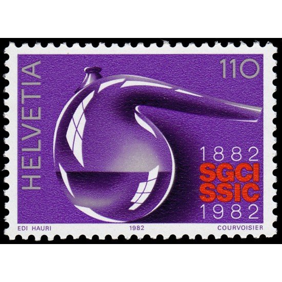 VAR1/S Suiza Switzerland 1147 1982 Cent. de la Sociedad suiza de Industria Químicas MNH
