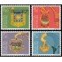 BA2/S Suiza Switzerland 1152/55 1982 Pro patria Insignias hoteleras MNH