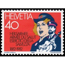 Suiza Switzerland 1162 1982 Centenario de la Armada de la Salud en Suiza MNH Suiza Switzerland 1162 1982 Centenario de la Armada de la Salud en Suiza MNH