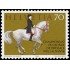 FAU5/S Suiza Switzerland 1163 1982 Campeonatos del mundo de doma en Lausanne Caballo y jinete MNH