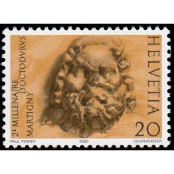 Suiza Switzerland 1185 1983 Bimilenari de Octodurus Martigny Marquesina MNH Suiza Switzerland 1185 1983 Bimilenari de Octodurus Martigny Marquesina MNH