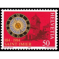 Suiza Switzerland 1197 1984 1100 Aniv. de la ciudad de San Imier Edificios MNH Suiza Switzerland 1197 1984 1100 Aniv. de la ciudad de San Imier Edificios MNH