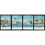 Suiza Switzerland 1205/08 1984 Exposición Filatélica Nacional Naba-Zurich MNH
