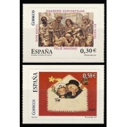 España Spain 4355/56  2007 Navidad MNH