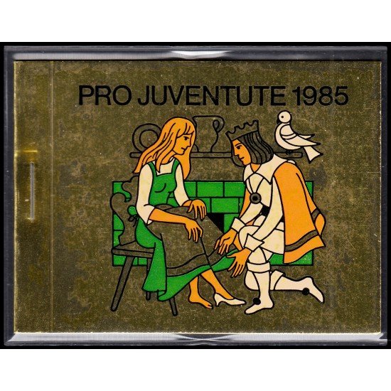 Suiza Switzerland Carnet C-1234 1985 Por la juventud Escenas de cuentos de los hermanos Grimm MNH