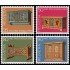 Suiza 1276/79 1987 Pro patria Tesoros de musoes suizos Muebles rústicos MNH