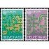 TRA2 Suiza Switzerland 1298/99 1988  Europa Transportes y comunicaciones Mapa de Europa y símbolos MNH